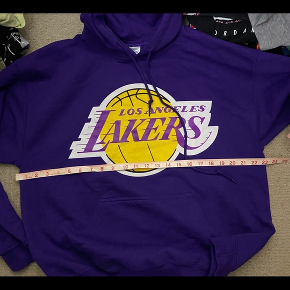 Los Angeles Lakers Hoodie Jacket Size Large - Picture 7 of 8